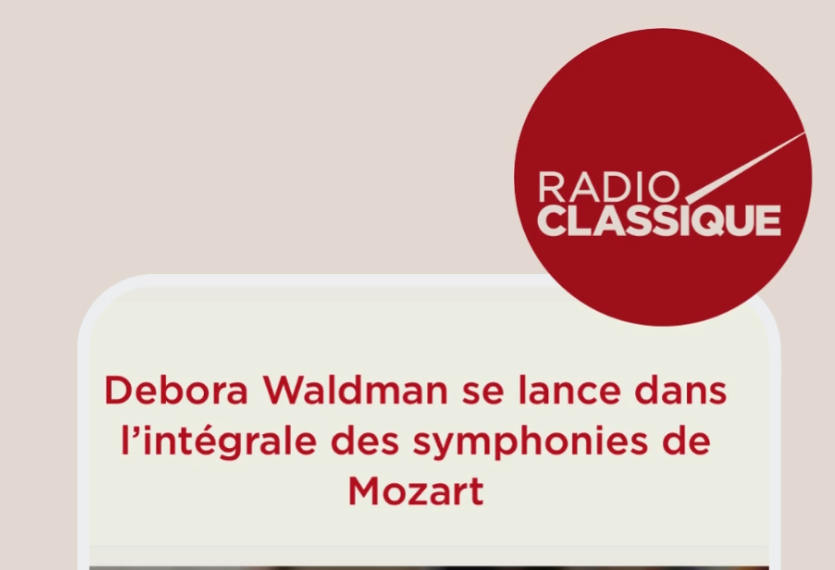 Débora Waldman présente l’intégrale des symphonies de mozart